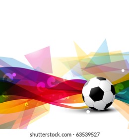 beautiful football vector design art