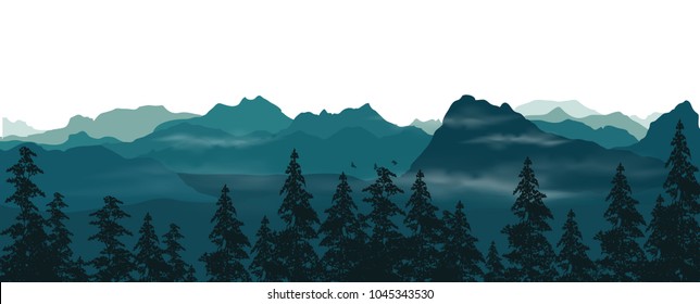 Beautiful forest full Tree banners.