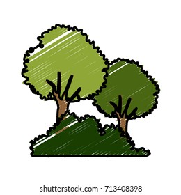 Beautiful forest landscape