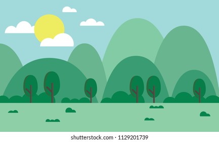 Beautiful forest and tree background.