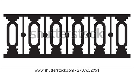 Beautiful forged grilles for decorating streets and squares