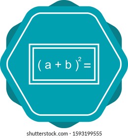 Beautiful Formula Line Vector Icon