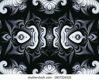 Beautiful fractal. Computer generated. Fractal background. Abstract spirals. Seamless pattern. Beautiful background for greetings card, flyers, invitation, posters, brochure, banners. Vector eps10.