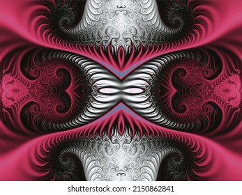 Beautiful fractal. Computer generated image. Fractal background. Abstract spirals. Seamless pattern. Beautiful background for greetings card, flyers, invitation, posters, brochure, banners, calendar.