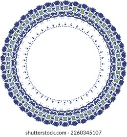 Bonito marco con un patrón. Archivo vector para diseños.