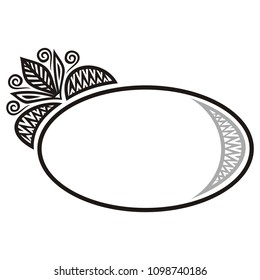 Beautiful frame. Vector illustration