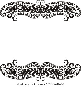Beautiful frame. Vector illustration