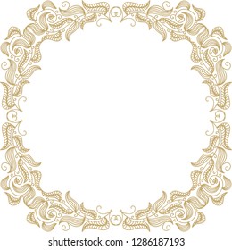 Beautiful frame. Vector illustration