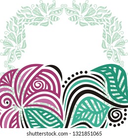 Beautiful frame. Vector illustration