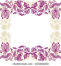 Beautiful frame. Vector illustration
