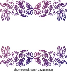 Beautiful frame. Vector illustration