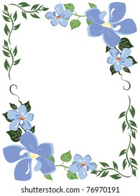 Beautiful framework the flower a vintage style can be place text