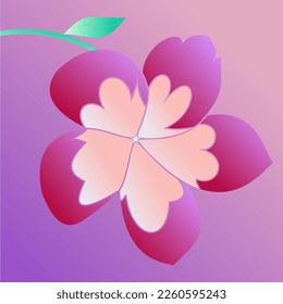 hermoso vector de flores frangipani en estilo elegante y lujoso
