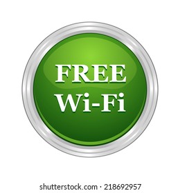 Beautiful Free WiFi web icon