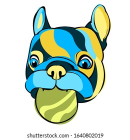 Beautiful french bulldog. You can bring it and create it on your product or whatever you want. Suitable for use as a logo, symbol, signage.