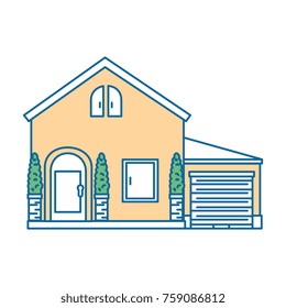 beautiful front of house