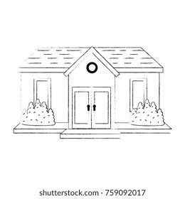 beautiful front of house