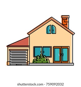 beautiful front of house