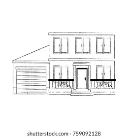 beautiful front of house