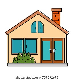 beautiful front of house