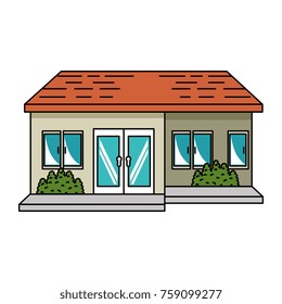 beautiful front of house