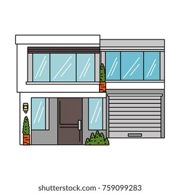 beautiful front of house