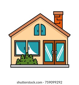 beautiful front of house