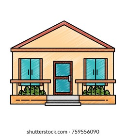 beautiful front of house