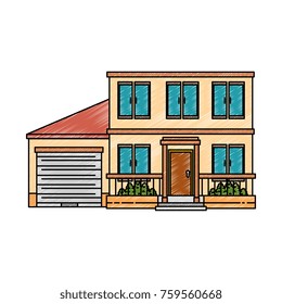 beautiful front of house