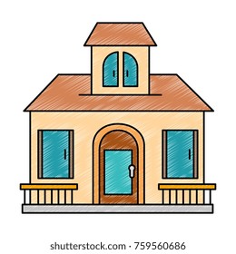 beautiful front of house