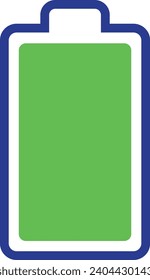 Beautiful ful battery icon shape vector