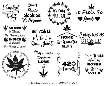 Beautiful funny weed quotes collection