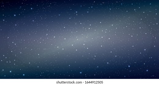 Beautiful galaxy background with nebula cosmos, Stardust and bright shining stars in universal, Vector illustration.