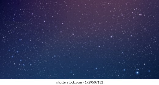 Beautiful galaxy background with nebula cosmos, Stardust and bright shining stars in universal, Vector illustration.