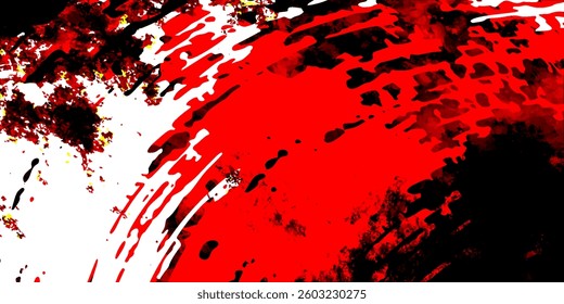 beautiful gallery oil painting, red, jade, orange and grey, sharp lines and blended 