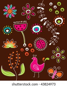 beautiful garden pattern
