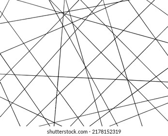 Beautiful geometric background with black lines drawn on white paper. Geometric pattern.