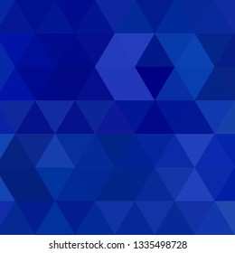 Beautiful geometric background. dark blue triangles. abstraction vector image. presentation layout