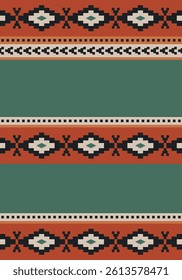 Beautiful geometric background. Figures of different shapes. Tribal form. Flowers. Geometric design. Creative textures. Colorful art. Modern graphic poster. Retro color. Vector illustration