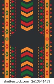 Beautiful geometric background. Figures of different shapes. Tribal form. Flowers. Geometric design. Creative textures. Colorful art. Modern graphic poster. Retro color. Vector illustration