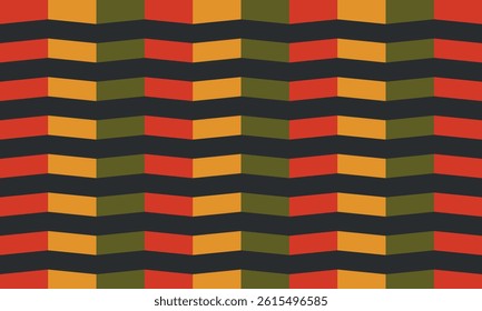 Beautiful geometric background. Figures of different shapes. Tribal form. Flowers. Geometric design. Creative textures. Colorful art. Modern graphic poster. Retro color. Vector illustration