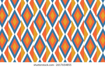 Beautiful geometric background. Figures of different shapes. Tribal form. Flowers. Geometric design. Creative textures. Colorful art. Modern graphic poster. Retro color. Vector illustration