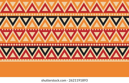 Beautiful geometric background. Figures of different shapes. Tribal form. Flowers. Geometric design. Creative textures. Colorful art. Modern graphic poster. Retro color. Vector illustration
