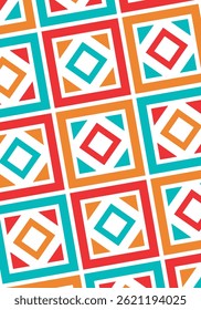 Hermoso fondo geométrico. Figuras de diferentes Formas. Forma tribal. Flores. Diseño geométrico. Texturas creativas. Arte colorido. Cartel gráfico moderno. Color retro. Ilustración vectorial