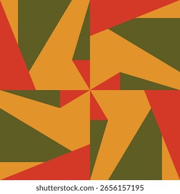 Beautiful geometric background. Figures of different shapes. Tribal form. Flowers. Geometric design. Creative textures. Colorful art. Modern graphic poster. Retro color. Vector illustration