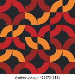 Belo fundo geométrico. Figuras de diferentes formas. Forma tribal. Flores. Projeto geométrico. Texturas criativas. Arte colorida. Cartaz gráfico moderno. Cor retrô. Ilustração vetorial