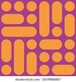 Beautiful geometric background. Figures of different shapes. Tribal form. Flowers. Geometric design. Creative textures. Colorful art. Modern graphic poster. Retro color. Vector illustration