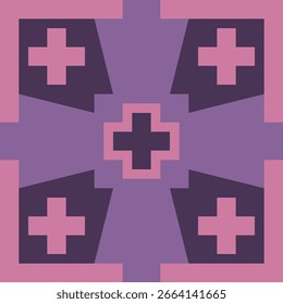 Hermoso fondo geométrico. Figuras de diferentes Formas. Forma tribal. Flores. Diseño geométrico. Texturas creativas. Arte colorido. Cartel gráfico moderno. Color retro. Ilustración vectorial