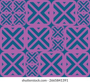 Schöner geometrischer Hintergrund. Figuren verschiedener Formen. Stammesform. Blumen. Geometrisches Design. Kreative Texturen. Bunte Kunst. Modernes grafisches Poster. Retro-Farbe. Vektorgrafik