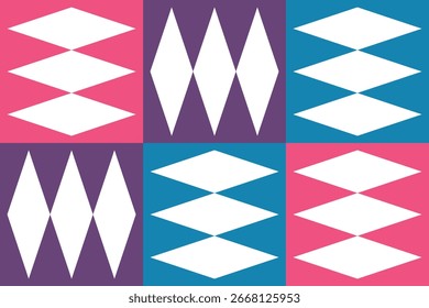 Beautiful geometric background. Figures of different shapes. Tribal form. Flowers. Geometric design. Creative textures. Colorful art. Modern graphic poster. Retro color. Vector illustration